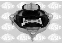 Axle body/engine support bearing