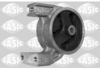 Axle body/engine support bearing