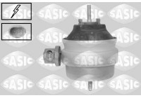 Axle body/engine support bearing