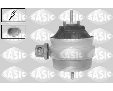 Axle body/engine support bearing