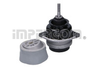 Axle body/engine support bearing