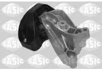 Axle body/engine support bearing