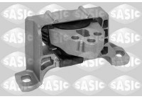 Axle body/engine support bearing