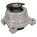 Axle body/engine support bearing
