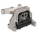 Axle body/engine support bearing