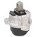 Axle body/engine support bearing