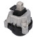 Axle body/engine support bearing