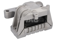 Axle body/engine support bearing