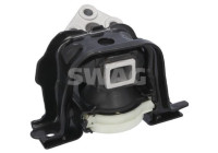 Axle body/engine support bearing