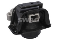 Axle body/engine support bearing
