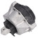 Axle body/engine support bearing