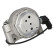Axle body/engine support bearing
