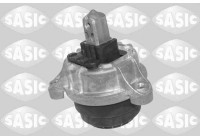 Axle body/engine support bearing