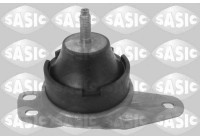 Axle body/engine support bearing