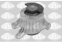 Axle body/engine support bearing