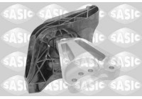 Axle body/engine support bearing