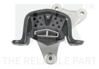 Axle body/engine support bearing