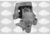 Axle body/engine support bearing