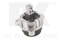 Axle body/engine support bearing