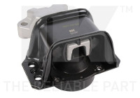 Axle body/engine support bearing