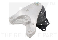 Axle body/engine support bearing