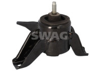 Axle body/engine support bearing