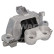 Axle body/engine support bearing