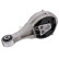Axle body/engine support bearing
