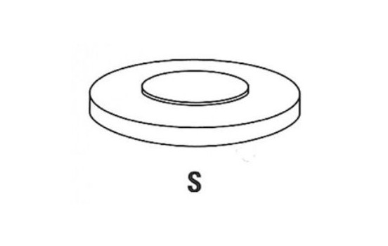 Adjusting disc, valve clearance