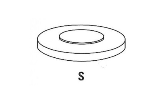 Adjusting disc, valve clearance