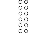 Seal Set, valve stem