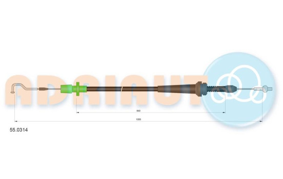 Throttle cable