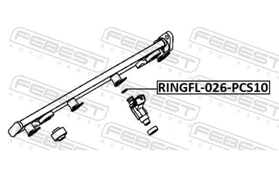 Sealing ring, Injector/Nozzle, Image 2
