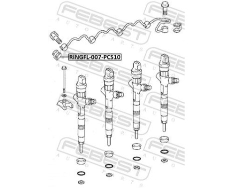 Sealing ring, Injector/Nozzle, Image 2