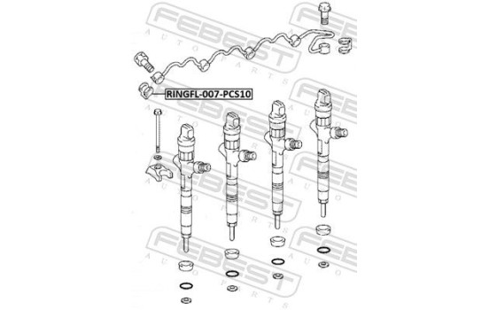 Sealing ring, Injector/Nozzle, Image 2