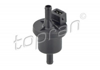 Valve, activated carbon filter