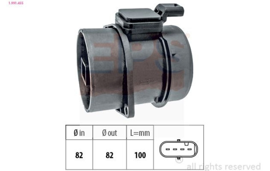 Air Mass Sensor Made in Italy - OE Equivalent