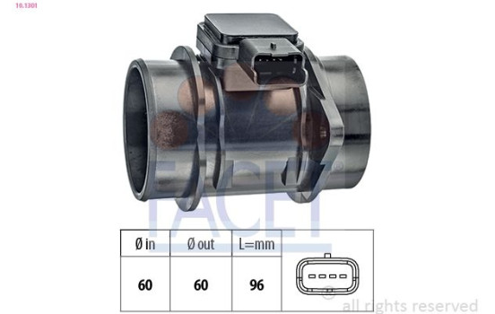 Air Mass Sensor Made in Italy - OE Equivalent