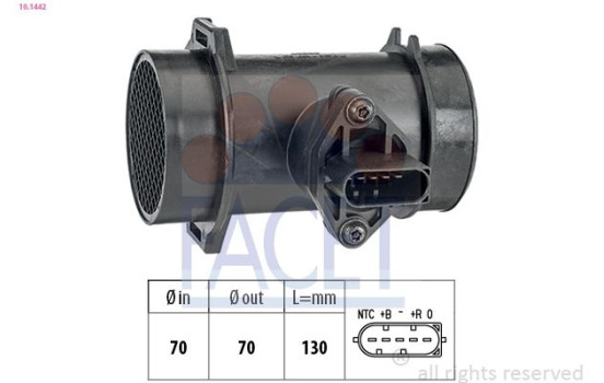 Air Mass Sensor Made in Italy - OE Equivalent