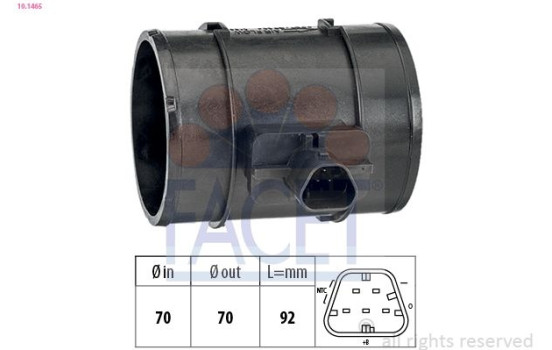 Air Mass Sensor Made in Italy - OE Equivalent