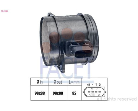 Air Mass Sensor Made in Italy - OE Equivalent
