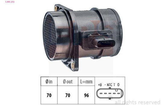 Air Mass Sensor Made in Italy - OE Equivalent