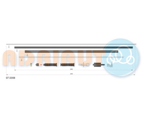 Throttle cable