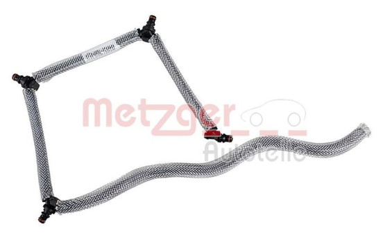 Hose, fuel overflow