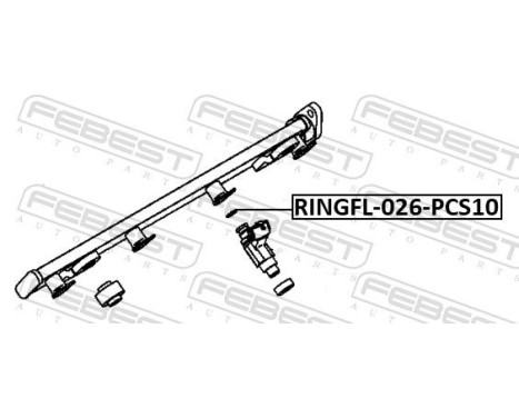 Sealing ring, Injector/Nozzle, Image 2