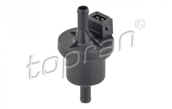 Valve, activated carbon filter