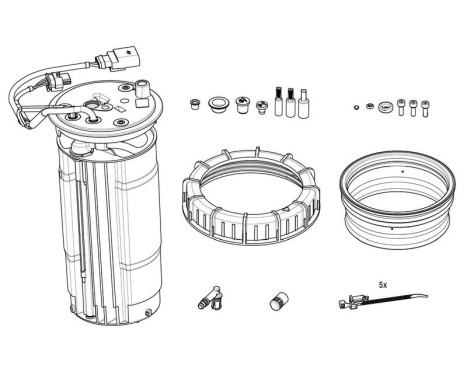 Fuel pump repair kit F 01C 600 240 Bosch, Image 5