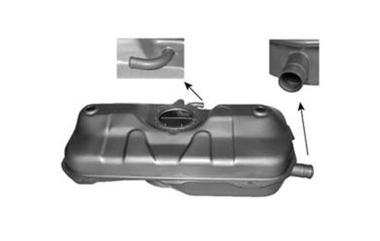 Fuel Tank 1601081 Van Wezel