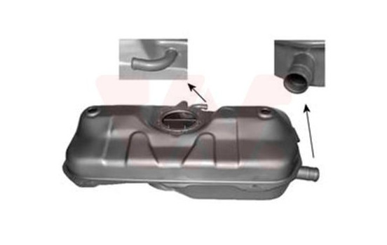 Fuel Tank 1601081 Van Wezel, Image 2
