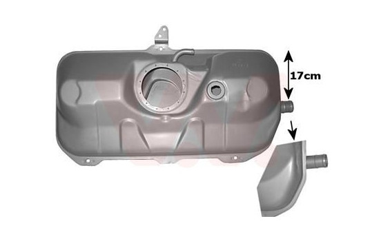 Fuel Tank 1758083 Van Wezel, Image 2